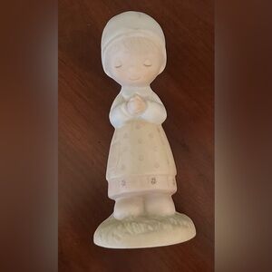 Precious Moments figurine titled "Thanking Him for You."